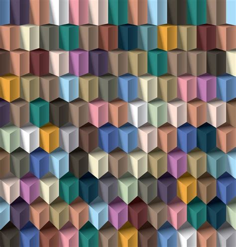Geometric Abstract 3D Cubic Pattern Vector download