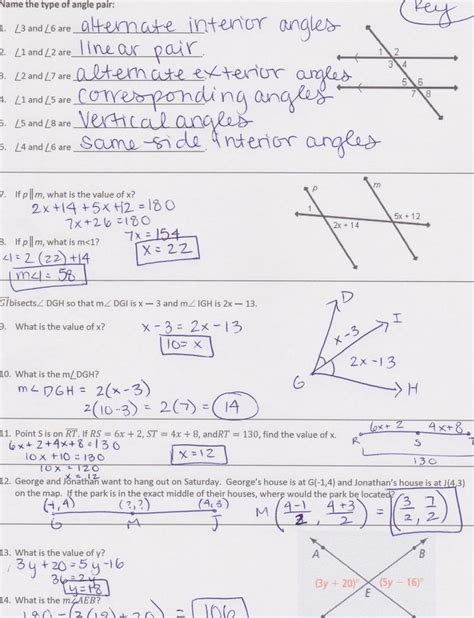 Geometric Proofs Worksheet with Answers Worksheet for Education