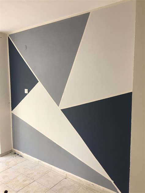 Geometric Wall Designs With Paint TRENDEDECOR