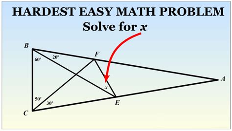 Geometry Answer Easy Problem Hardest