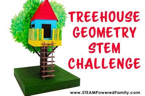 Geometry Challenge Treehouse STEM Activity