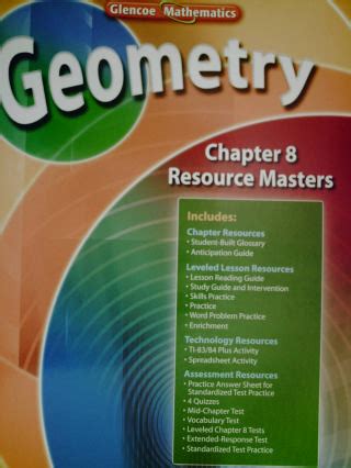 Geometry Chapter 8 Resource Masters