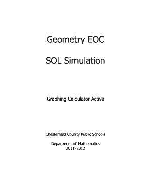 Geometry Eoc Sol Simulation Answers