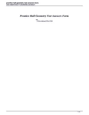 Geometry Test Hall Get Prentice Answers