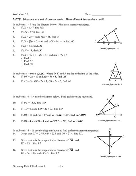 Geometry concepts and connections unit 1 answer key. transformations in terms of rigid motions. Geometry and algebra merge as you apply rotations, reflections, and translations to points and figures while using function notation. You will also explore triangle congruency, and construct lines, segments, angles, and polygons. • In Unit 6: Connecting Algebra and Geometry Through Coordinates, 