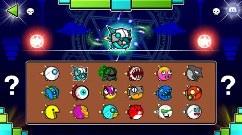  The different forms of geometry in Geometry Dash Online. In this game, geometric characters have 3 main forms including square, UFO, and robot. Square and the robot are controlled the same and they avoid obstacles by jumping. However, the UFO will move through the air. . 
