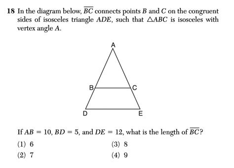 Geometry – Jan. ’20 [22] Question 29 29 Given MT below, use a 