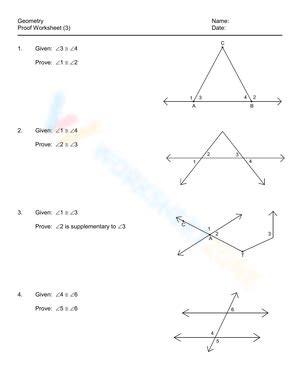 Geometry proof worksheet.  3.  Read each question carefully before you begin answering it.  A ...