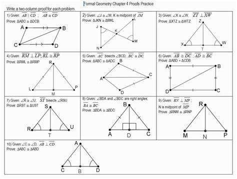 Geometry proofs worksheets with answers.  By working through a range of problems, Geometry Proo...