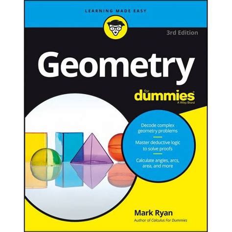 Read Online Geometry For Dummies By Mark  Ryan
