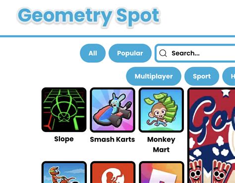 Geometry Spot Games provide an exhilarating array of unblocked online games tailored to cater to children’s inquisitive minds, making learning an enjoyable and …