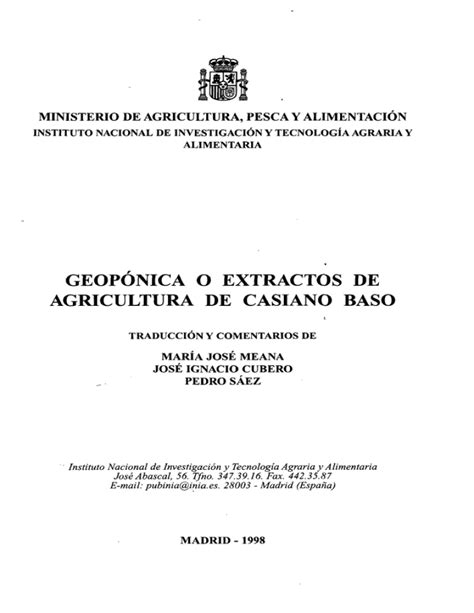 Geopónica, o, extracto de agricultura de casiano baso. - The handbook of structured finance 1st edition.