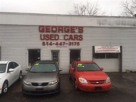 There are no train stations near to George's Used Cars, Orbisonia PA. ATM cash points near. These cash machines are near to George's Used Cars Car dealer . F & M Trust, 18810 Sandy Ridge Sta, Orbisonia, PA. 1 - FREE to use and 0.16 miles away. Community State, 21236 Church St, Three Springs, PA. 1 - FREE to use and 5.60 miles …. 