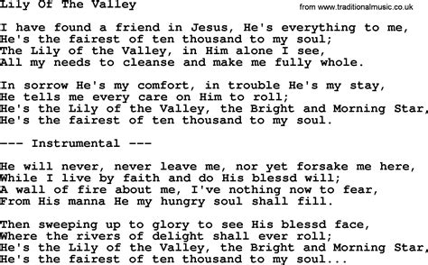 George Jones - Lily of the Valley Lyrics Lyrics.com