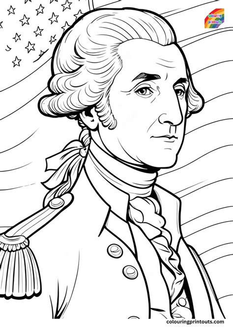 George Washington Coloring Pages Get Coloring Pages
