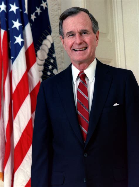 George h w bush as president. 