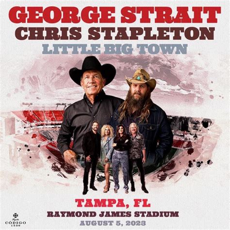 George Strait and Chris Stapleton at State Farm Stadium. When: 5:45 p.m. Saturday, May 6. Where: State Farm Stadium, 1 Cardinals Way, Glendale. Admission: $300 and up. Details: 800-745-3000 .... 