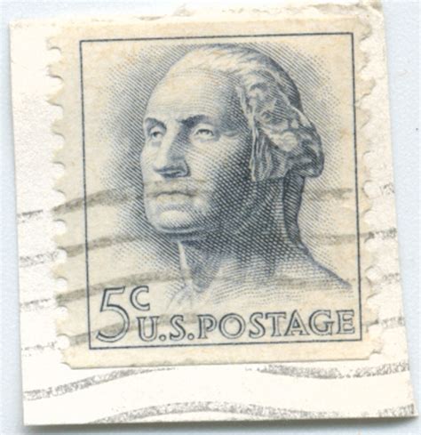 U.S. Postage Stamp 3 Cent George Washington Purple Ra