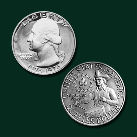 In a video, he explains that a bicentennial quarter with a small "D" behind George Washington's head, which means that it was minted in Denver, had some slight doubling on the letters in the word .... 