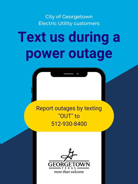 Georgetown to launch power outage text reporting