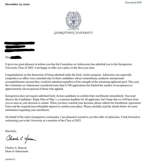 Georgetown university admissions email. The college admissions process can be an overwhelming experience for students and their families. With so many options available, it’s important to have a clear understanding of wh... 