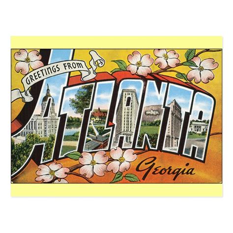 Georgia Postcards - No Minimum Quantity Zazzle