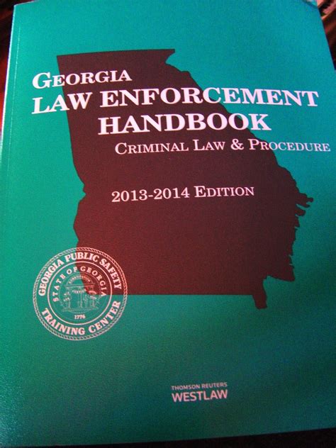 Georgia law enforcement handbook criminal law and procedure. - Everything disc manual by mark scullard.