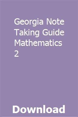 Georgia notetaking guide mathematics 2 answers. - 2011 triumph speed triple service manual.
