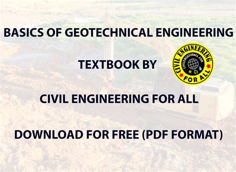 Geotechnical Engineering Textbook Free Download