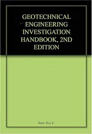 Geotechnical engineering investigation handbook second edition. - Manual de la máquina de coser viking husqvarna 150e.
