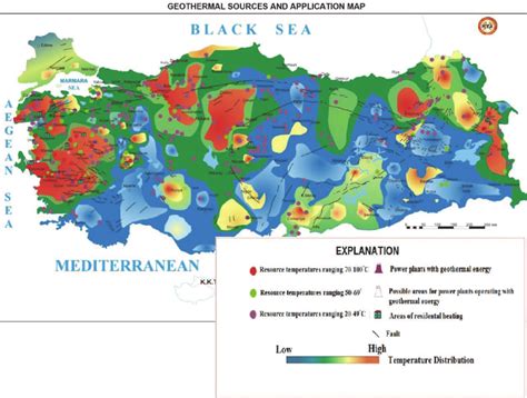 Geothermal Map of Turkey Jeotermal Enerji. 