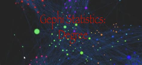 Gephi Statistics: Degree - Strategic Planet