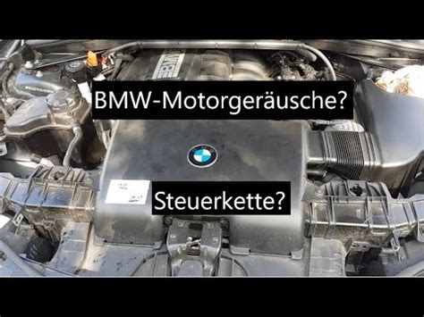 Geräusche BMW Motor Steuerkette - Kettenspanner - YouTube