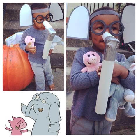 Gerald the elephant costume. Elephant Gerald is one of the two main characters from the Elephant and Piggie series created by Mo Willems. Gerald is a bluish gray elephant that wears glasses. Elephant Gerald is careful. His best friend Piggie is not. Gerald worries so that Piggie does not have to. His birthday is on February 5. His favorite color is Pink. His favorite food is Quiche. … 