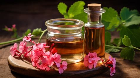 Geraniol wasps.  Essential oils containing geranium extract have demonstrated Gera...