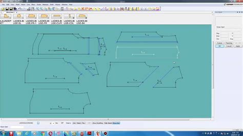 Gerber Pattern Design Copying a piece from the center of the piece 거버