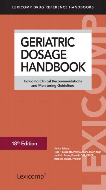 Geriatric dosage handbook 2013 including clinical recommendations and monitoring guidelines. - Plantes vasculaires de la république de djibouti.