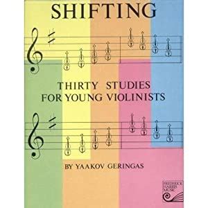 Geringas yaakov shifting thirty studies for young violinists violin solo frederick harris. - Reviéntate en inglés / josé garcía gonzález.