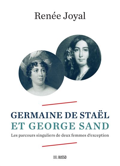 Germaine de staël und george sand. - A school manual by nathaniel holmes morison.