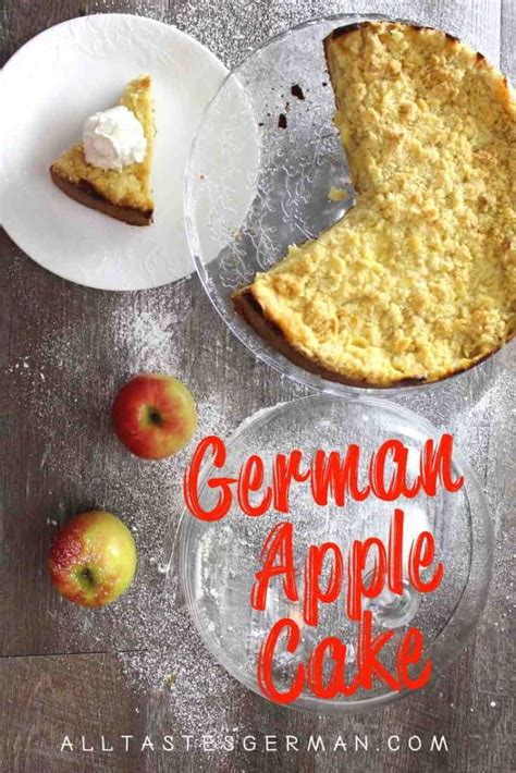 German Apple Cake with Pudding - All Tastes German