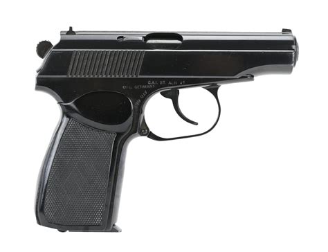 German makarov pistol. The 9x18mm Ultra uses a .355-inch bullet, while the 9x18mm Makarov uses a .365-inch bullet. The 9x18mm Makarov cartridge falls between the 9x17mm (.380 ACP) and 9x19mm cartridges in power. It offers more power in a pistol of blowback design. The Makarov PM owes many of its design features to the Walther PP/PPK. 