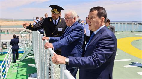German president visits Port Kuryk, assesses Middle Corridor projects
