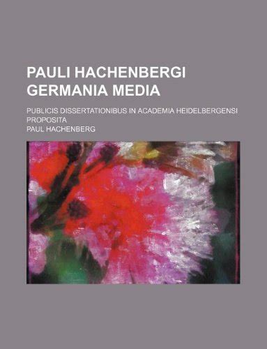 Germania media publicis dissertationibus in academia heidelbergensi proposita. - Mitsubishi melsec plc programming manual alpha.