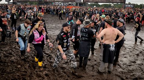 Germany’s Wacken metal festival halts admissions after persistent rain turns site to mud
