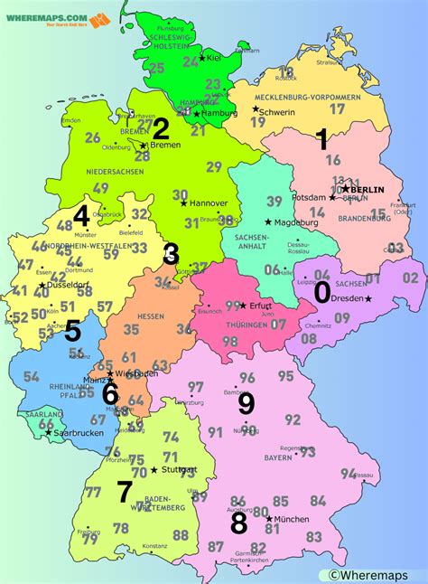 Germany Postal Code/ZIP Code 80637 Munich Updated 2025.
