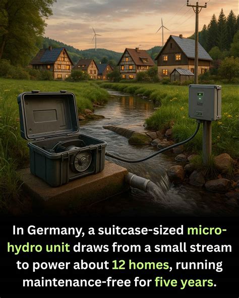 Germany micro hydro suitcase.  Sep 13, 2025 · In Germany, engineers have dev...