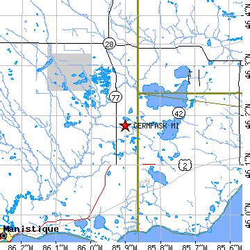 Germfask, MI City Data Population, Maps, Homes, Statistics