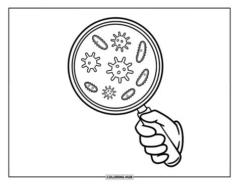 Germs Coloring Page