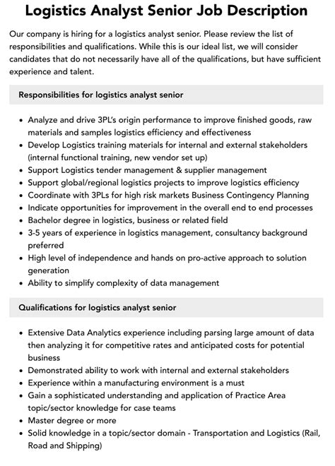 Ges logistics jobs.  Apply to Senior Logistics Analyst, Logistics Analyst, Manufacturi...