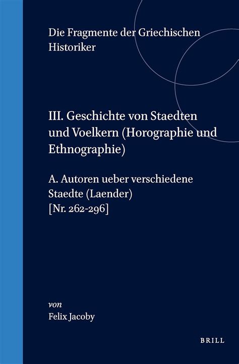 Geschichte der antiken ethnographie und ethnologischen theoriebildung. - Physik und technik der härte und weiche.